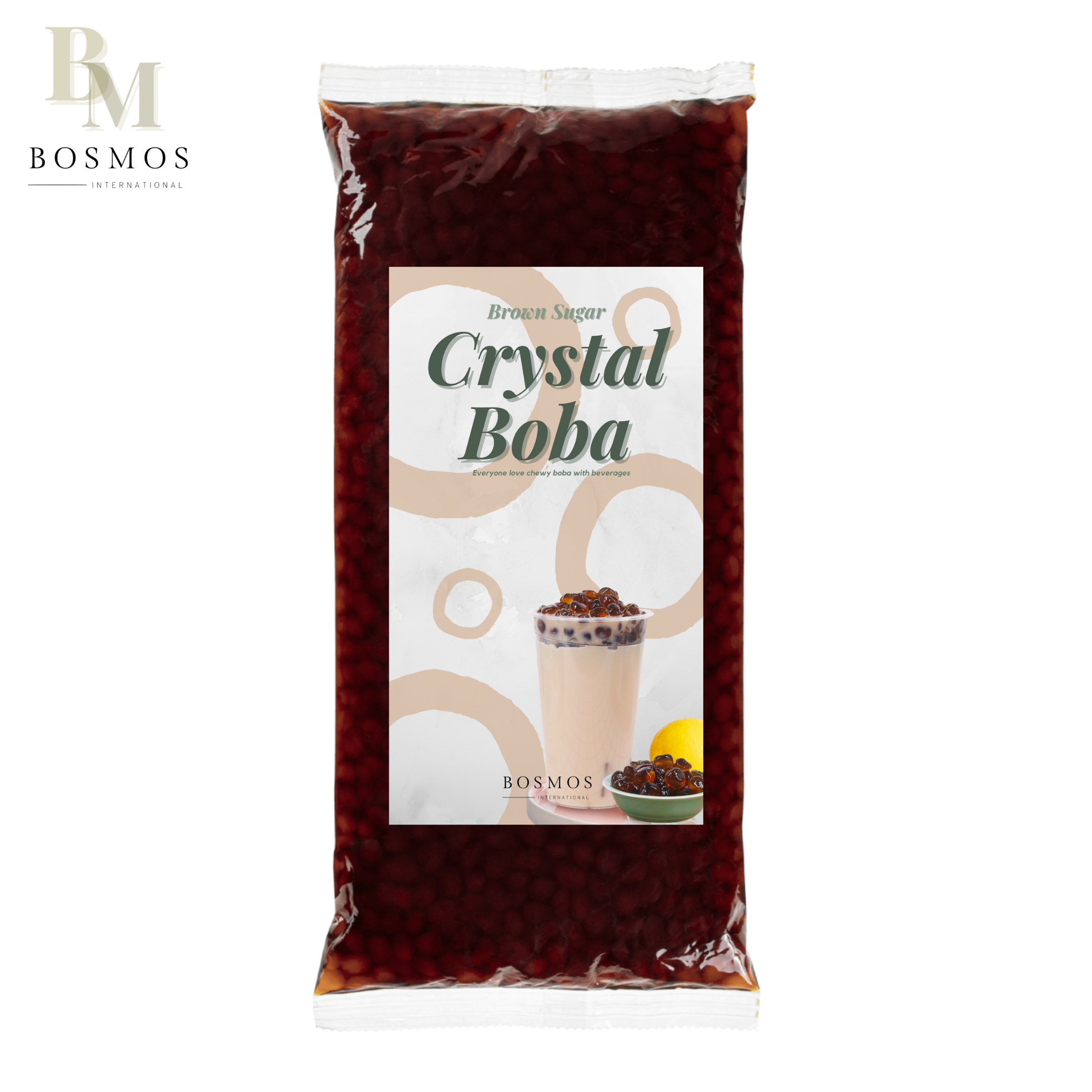 Brown Sugar Crystal Boba - BOSMOS International